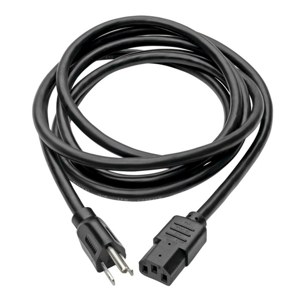 Tripp-Lite Cable P007-012 12ft Desktop Computer Power Cord 5-15P to C13 Black