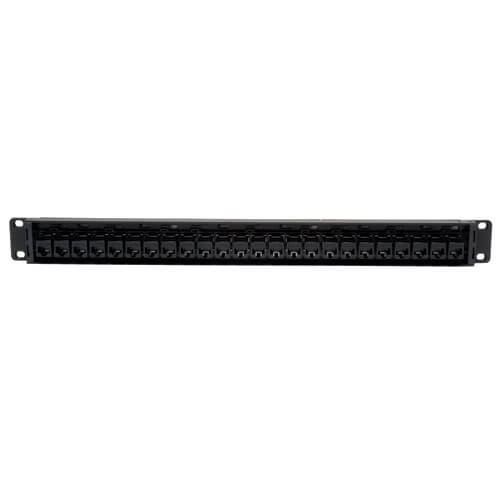 Tripp-Lite AC N054-024 24-Port 1U Rack-Mount Cat5e Feedthrough Patch Panel