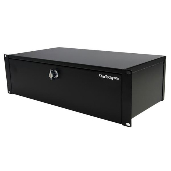 Startech SH39LK 3U 9inch Deep Rack Mount Locking Storage Drawer Retail