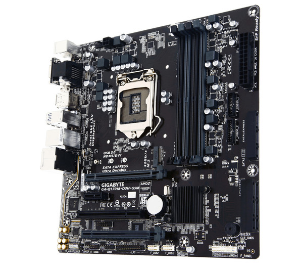 Gigabyte MB GA-Q170M-D3H-GSM Ci7 5 3 S1151 Q170 DDR4 PCIE SATA Micro ATX