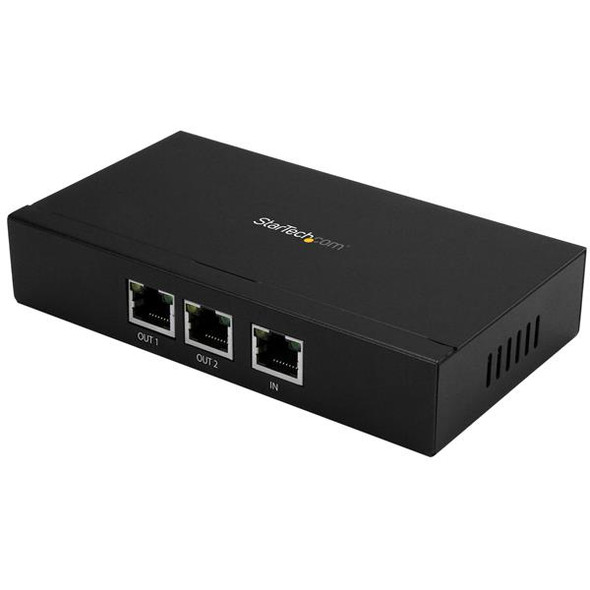 StarTech POEEXT2GAT 2PT Gigabit PoE+ Extender 802.3at af 100m Retail