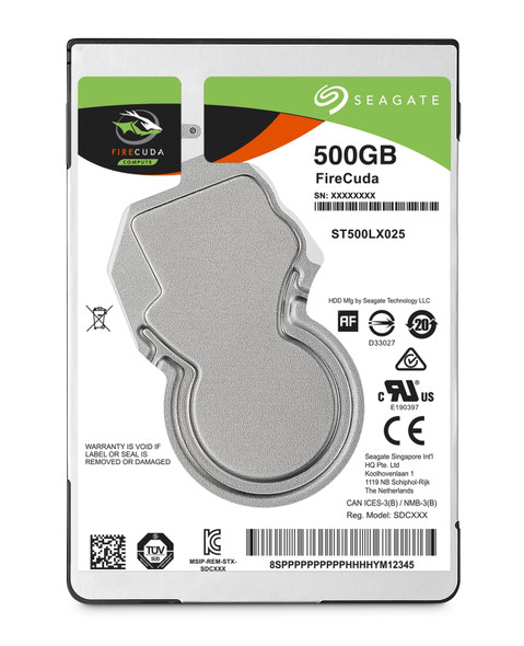 Seagate ST500LX025 500GB 2.5 SATA 6Gb s 128MB 5400RPM FireCuda PC Hard Drive