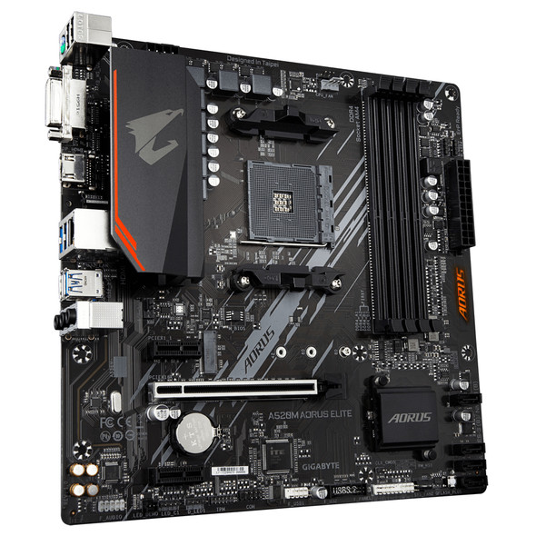 Gigabyte MB A520M AORUS ELITE AMD A520 AM4 128GB DDR4 PCIE Micro ATX Retail