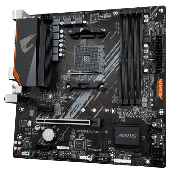 Gigabyte MB A520M AORUS ELITE AMD A520 AM4 128GB DDR4 PCIE Micro ATX Retail