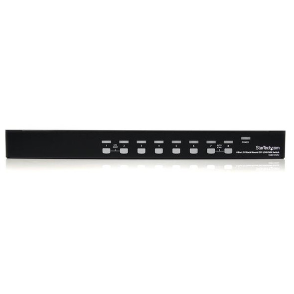 StarTech SV831DVIU 8 Port 1U Rack Mount DVI USB KVM Switch Retail