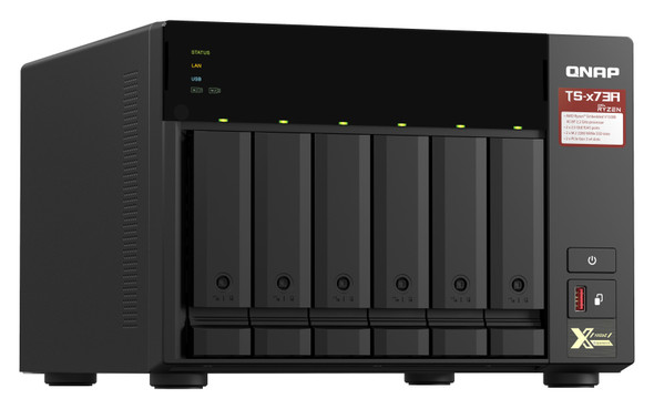 QNAP NAS TS-673A-8G-US 6bay AMD Ryzen V1000 series V1500B 2.2GHz 8GB RAM RTL