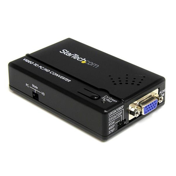 StarTech VID2VGATV2 Composite and S-Video to VGA Video Scan Converter Retail