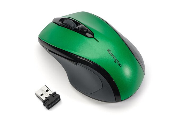 Kensington MC K72424AMA Pro Fit Mid-Size Wireless Mouse Emerald Green Retail
