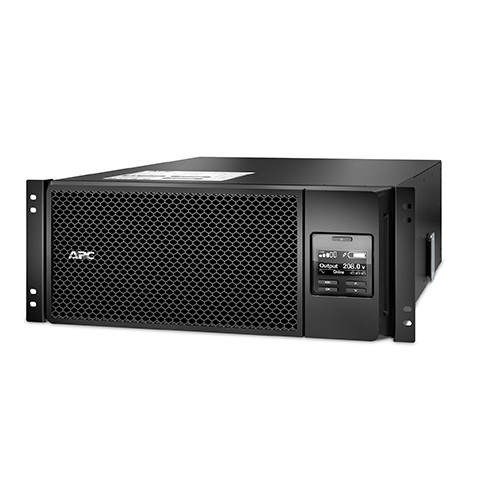 APC UPS SRT6KRMXLT Smart-UPS 4U SRT 6000VA RM 208V Black Retail