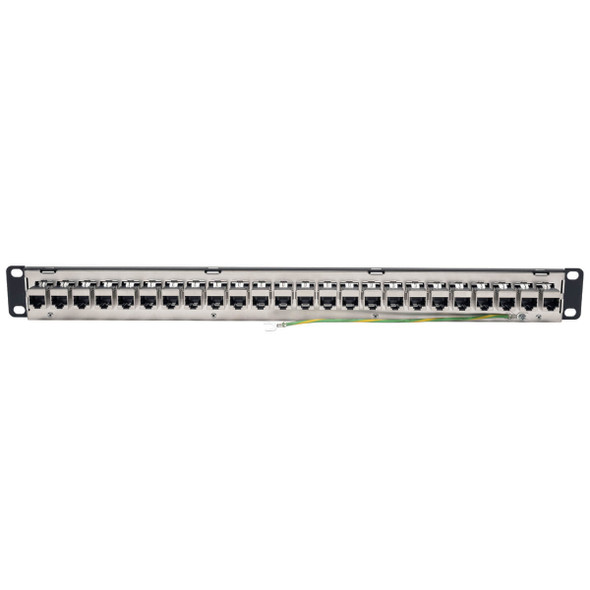 Tripp-Lite AC N254-024-SH-6A 24PT 1U Rack-Mount Cat6a Feedthrough Patch Panel