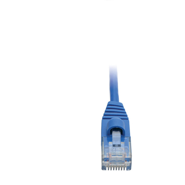 Tripp-Lite CB N261-S02-BL 2ft Cat6a Gigabit Snagless Molded Slim UTP Patch BLU