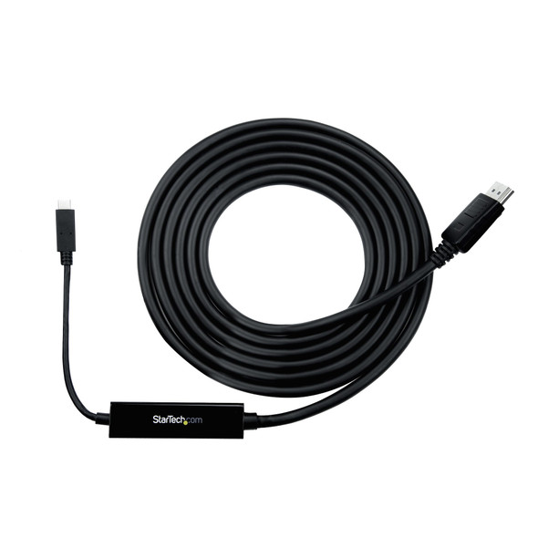 StarTech CB CDP2DPMM3MB 10ft USB-C to DisplayPort Cable 4K 60Hz Black Retail