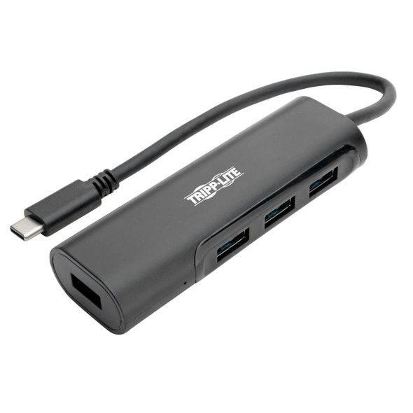 Tripp-Lite AC U460-004-4AB 4-Port USB3.1 Hub 4xUSB-A Thunderbolt Black Retail