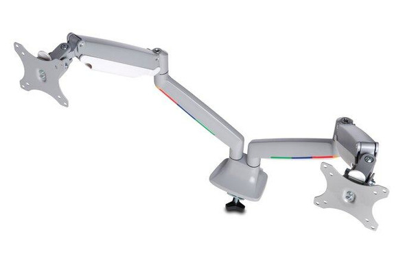 Kensington AC K55471WW SmartFit One-Touch Height Adjustable Dual Monitor Arm