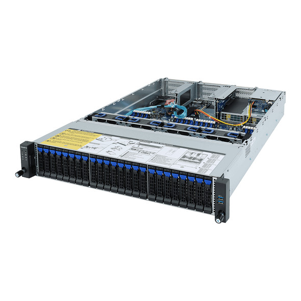 Gigabyte Server R282-Z91 2U 24Bay AMD EPYC7002 24x2.5 SATA SAS HS Retail