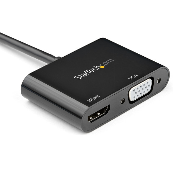 StarTech AC DP2VGAHD20 DisplayPort to HDMI VGA Adapter - 4K 60Hz Retail