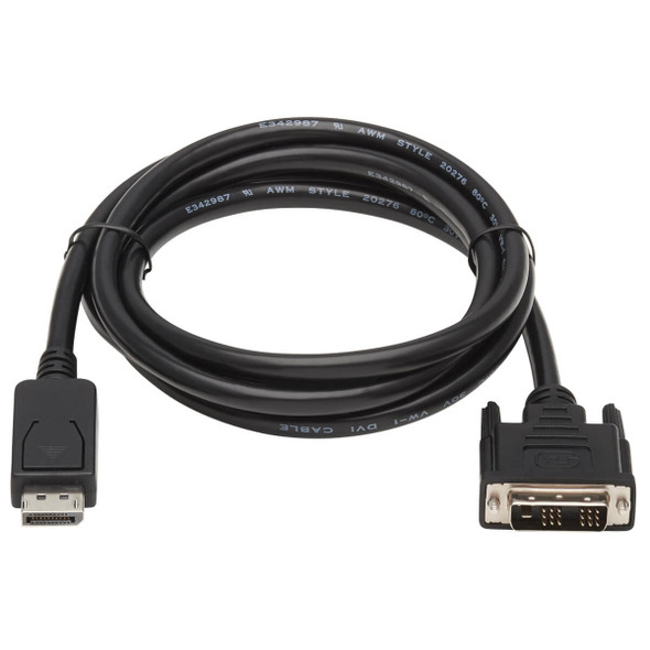 Tripp-Lite CB P581-010 Displayport to DVI Cable Displayport w Latches to DVI-D