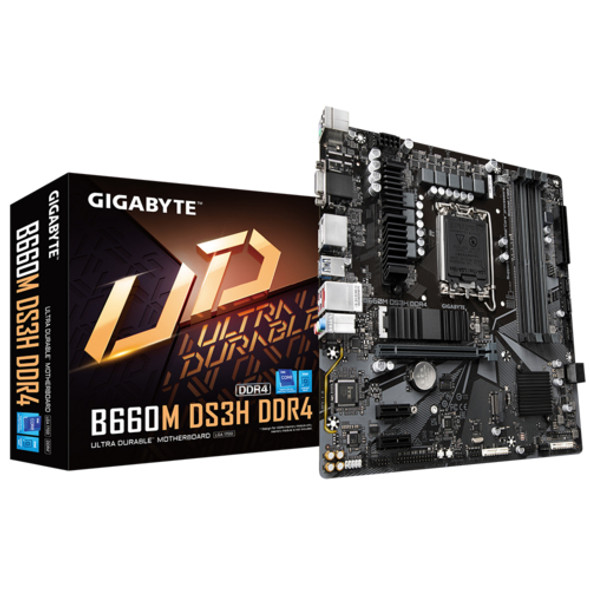 Gigabyte MB B660M DS3H DDR4 B660 LGA1700 Max128GB DDR4 mATX Retail