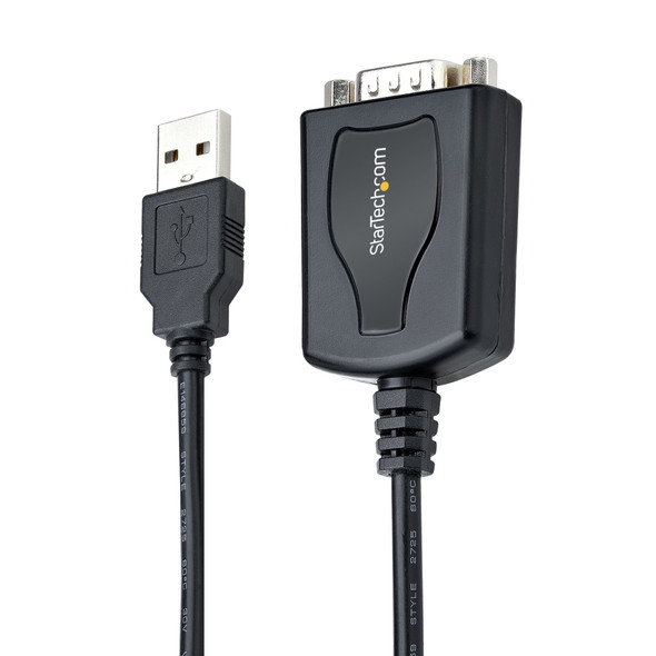 Startech Cable 1P3FPC-USB-SERIAL 3ft USB to Serial Cable w COM Port Retention