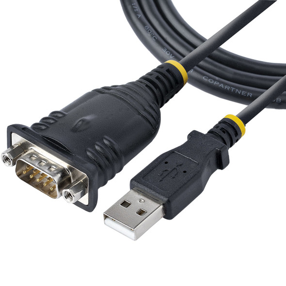 Startech Cable 1P3FP-USB-SERIAL 3ft USB to Serial Cable USB t COM Port Adapter