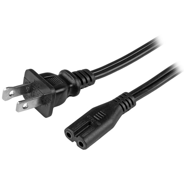 Startech 6 ft Standard Laptop Power Cord -  NEMA 1-15P to C7 Retail