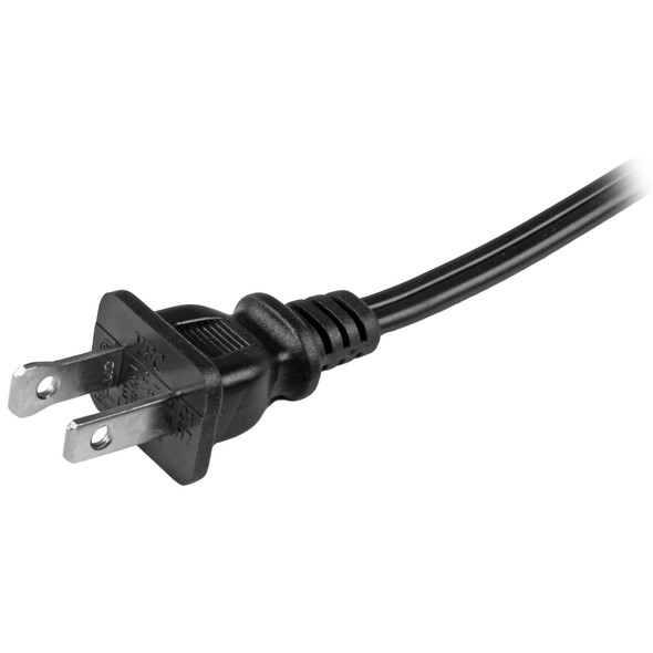 Startech 6 ft Standard Laptop Power Cord -  NEMA 1-15P to C7 Retail