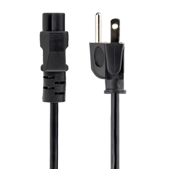 Startech 6 ft Standard Laptop Power Cord -  NEMA 5-15P to C5  Retail