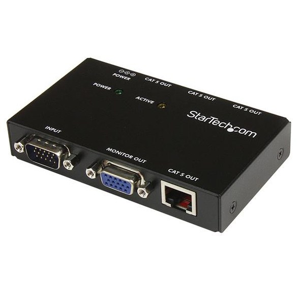 StarTech Accessory ST1214T 4Port VGA Video Extender Over CAT 5 Retail