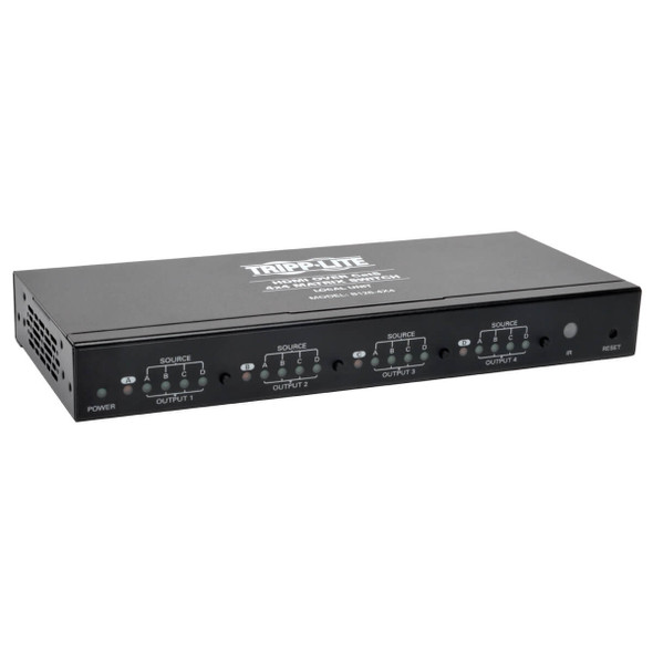 Tripp-Lite AC B126-4X4 4 x 4 HDMI over Cat5 6 Matrix Splitter Switch Box-Style