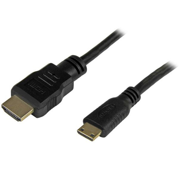 StarTech Cable HDMIACMM6 6Feet High Speed HDMI Ethernet HDMI to HDMI Mini M M