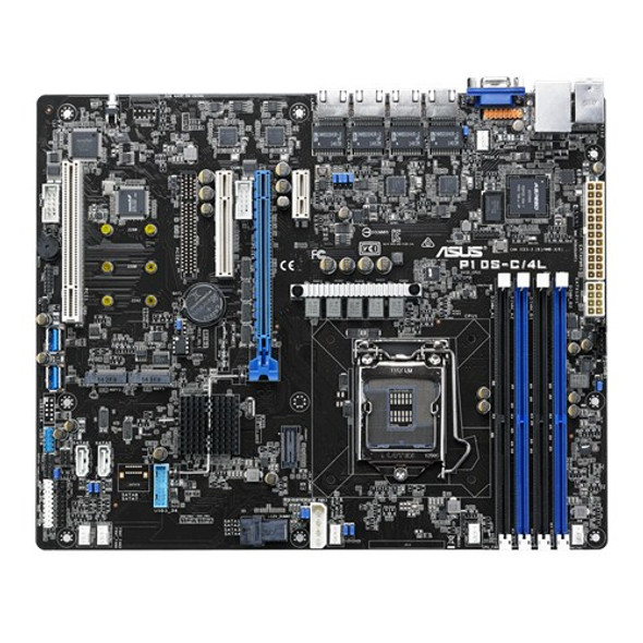 Asus Motherboard P10S-C 4L LGA1151 C232 DDR4 PCIE SATA USB ATX Retail
