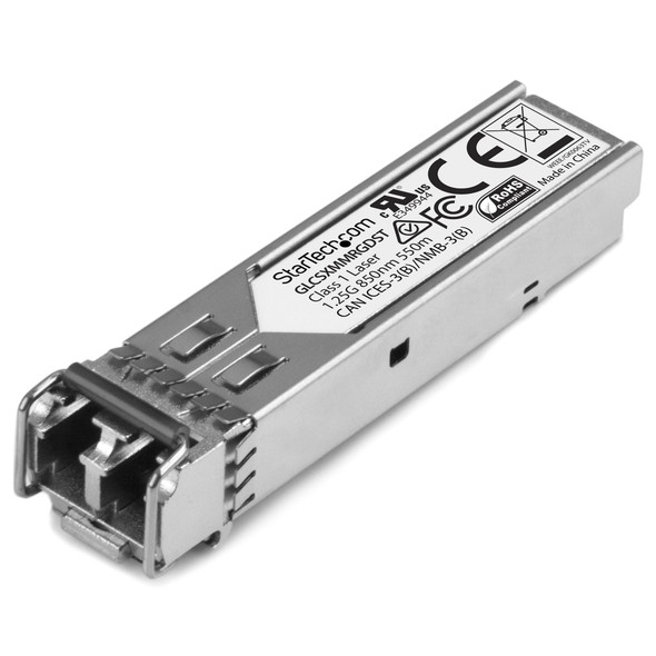 StarTech GLCSXMMRGDST 550m Gigabit Fiber 1000Base-SX SFP Transceiver Module