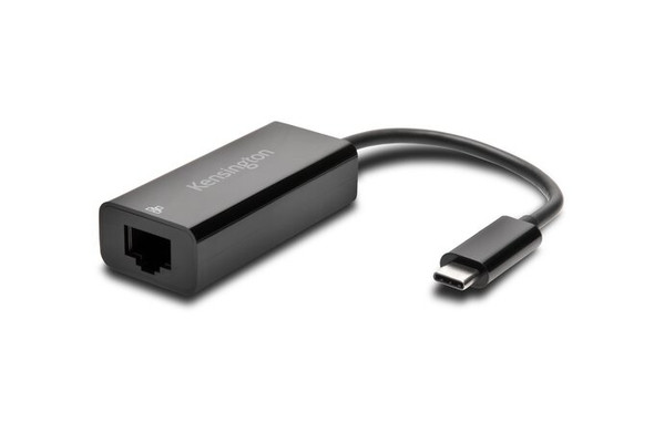 Kensington AC K33475WW CA1100E USB-C to Ethernet Adapter Brown Box