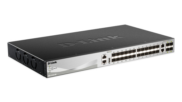 D-Link NT DGS-3130-30S DGS-3130 24PT Managed L3 Gigabit SFP SWT w 6x10GbE Ports