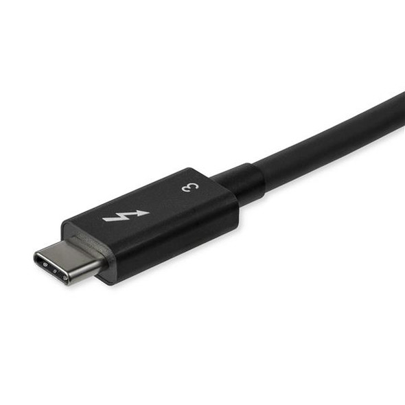 StarTech CB TBLT34MM80CM 2.7ft Thunderbolt 3 to Thunderbolt 3 Cable 40Gbps RTL