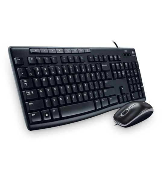 Logitech Keyboard Mouse 920-002714 MEDIA COMBO MK200 USB Retail