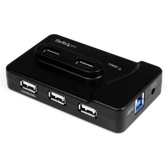 StarTech ST7320USBC 6PT USB3.0 2.0 Combo Hub w 2A Charge Port 2xUSB3.0 5xUSB2.0