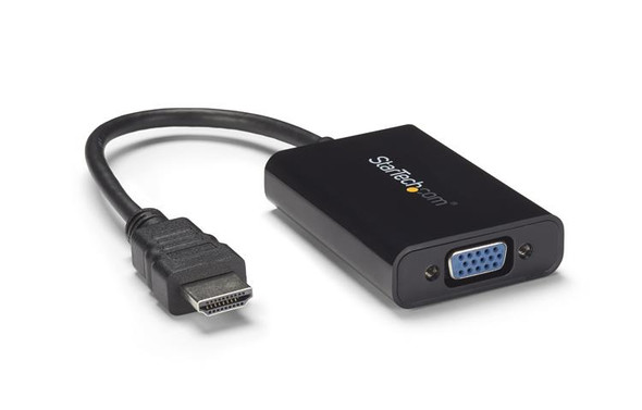 StarTech HD2VGAA2 HDMI to VGA Converter AUD f PC NB Ultrabook 1920x1200 Retail