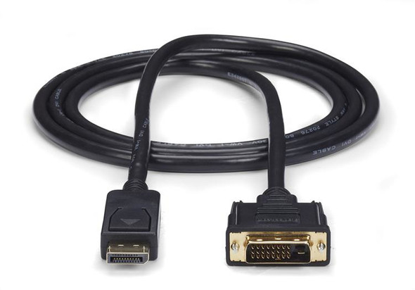 StarTech DP2DVI2MM6 6ft DisplayPort to DVI Cable M M Retail