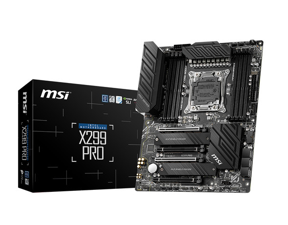 MSI MB X299 PRO X-series S2066 Max.256GB PCIE SATA ATX Retail