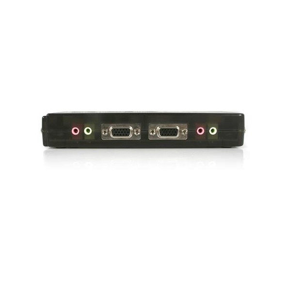 StarTech KVM SV411KUSB 4Port Black USB KVM Switch Kit with Cables and Audio