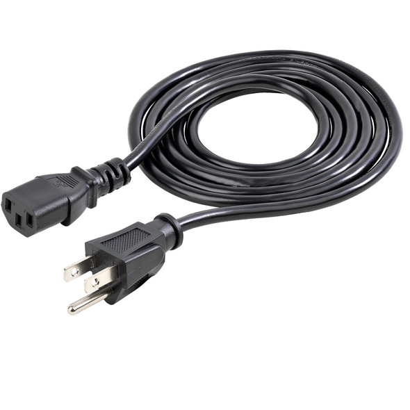 StarTech Cable PXT10110PK 6ft Standard Computer Power Cord NEMA5-15P to C13 10Pack Retail