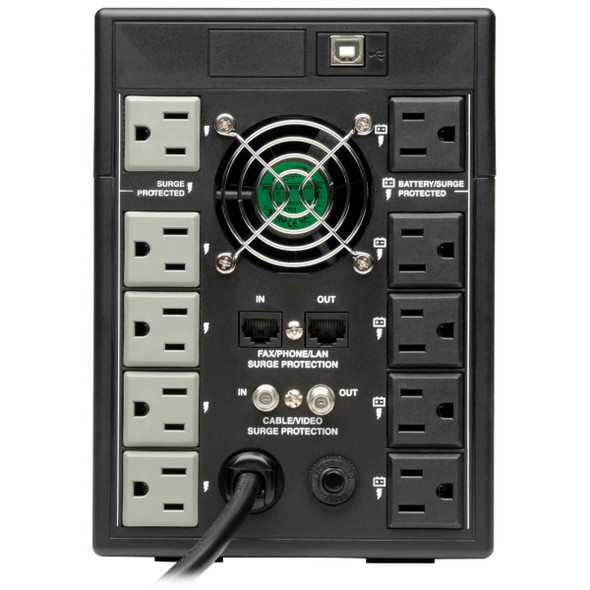 Tripp Lite OMNI1500LCDT SmartPro 1500VA Line Interactive UPS 810W 120V 12A