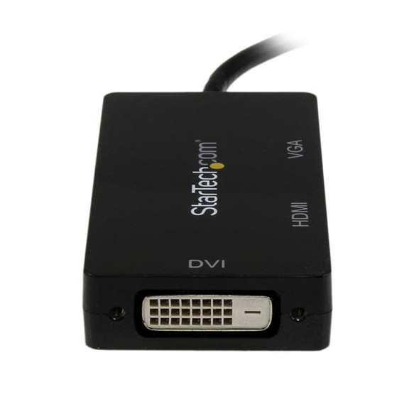 StarTech AC MDP2VGDVHD MiniDP to VGA DVI HDMI Adapter 3-in-1 mDP Converter RTL