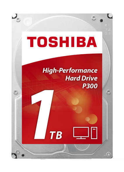 Toshiba Hard Drive HDWD110UZSVA P300 1TB 7200 RPM 3.5 Bare