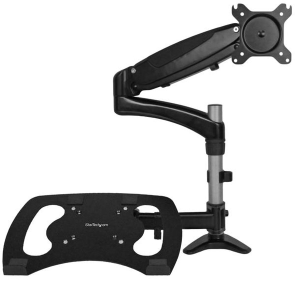 StarTech Accessory ARMUNONB Single Monitor Arm Laptop Stand Retail