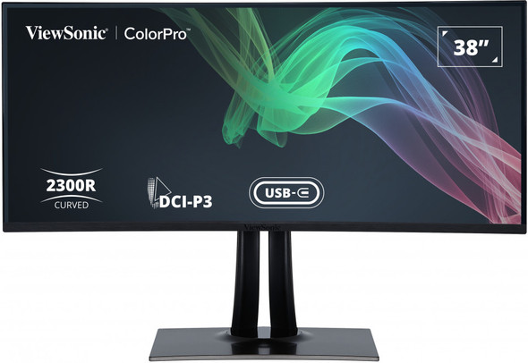 ViewSonic MN VP3881A 38 3840x1600 IPS Curved Ultra-Wide WQHD+ ColorPro USB-C