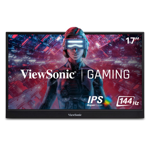 ViewSonic MN VX1755 17Portable IPS Gaming 1920x1080 144Hz FreeSync USB-C HDMI