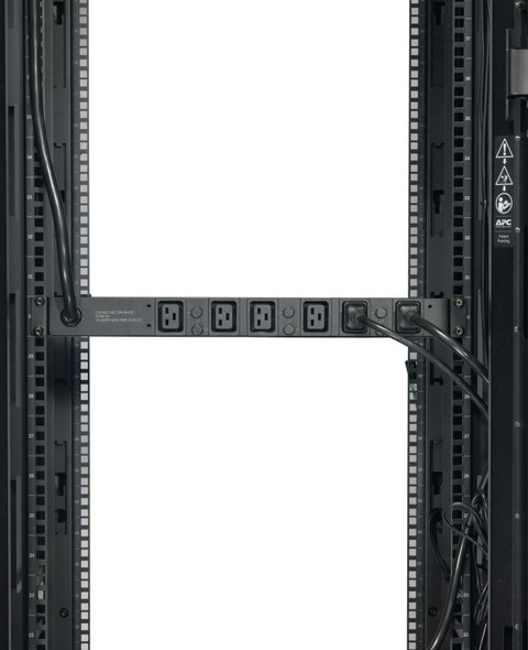 APC PDU AP7526 Rack PDU Basic 1U 22kW 400V (6) C19 22000VA Retail