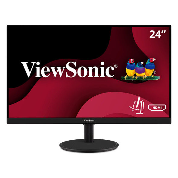 ViewSonic Monitor VA2447-MHJ 24 1080p MVA Full Ergonomic Monitor HDMI/VGA Retail